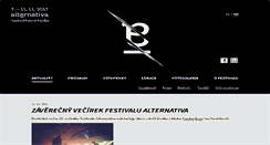 Desktop Screenshot of alternativa-festival.cz
